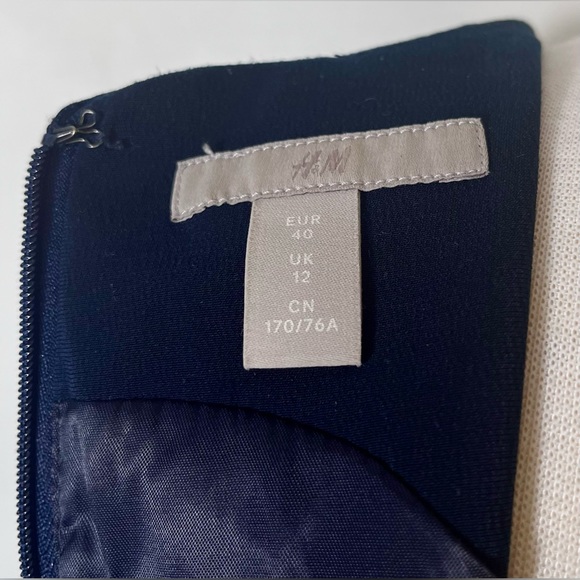 H&M - Navy Tie Jumpsuit - Picture 6 of 8